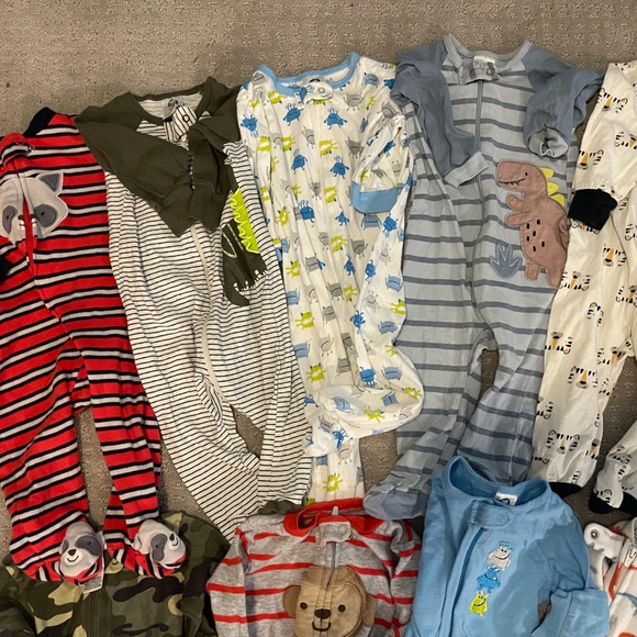 Baby boy 3-6m sleeper bundle lot Gerber carters - Picture 3 of 3